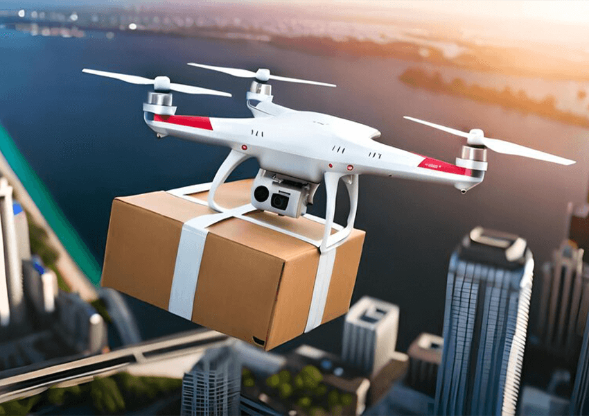 drone-freight-shipping-carrying-cardboard-delivery-box-flies-fast-city